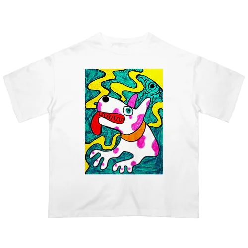 ももいろのいぬ Oversized T-Shirt