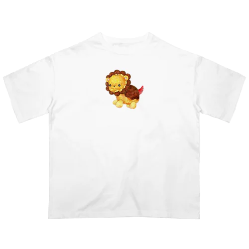 フードアニマル　たこ焼きライオン Oversized T-Shirt