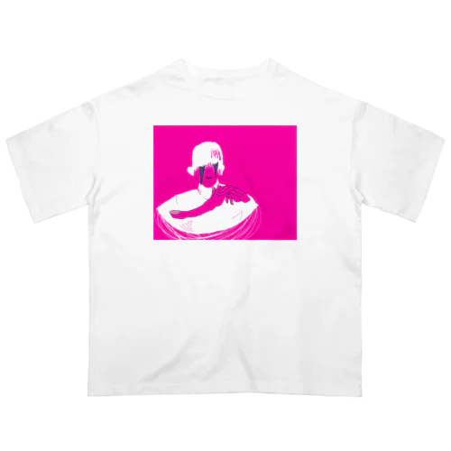 紫の柔肌 Oversized T-Shirt