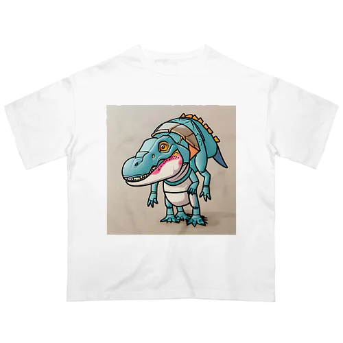 T-Rexアリゲーター Oversized T-Shirt