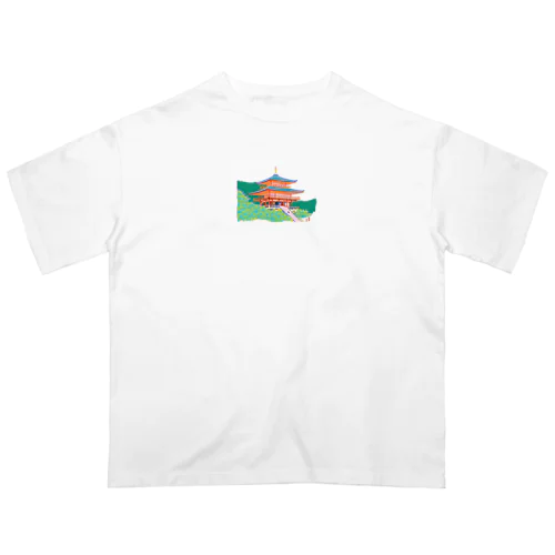 清水寺！ オーバーサイズTシャツ