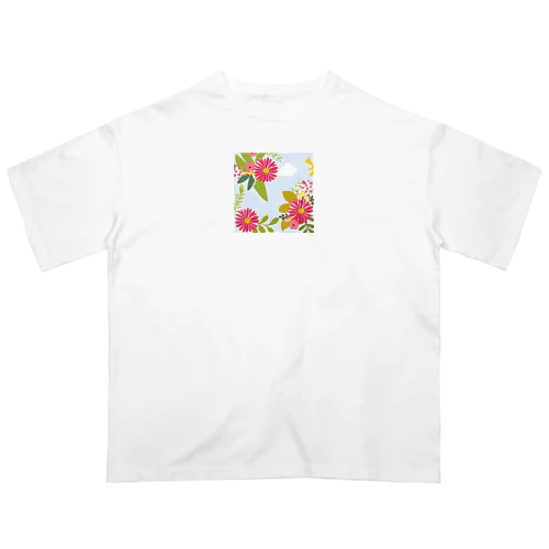 綺麗な花柄グッズ Oversized T-Shirt