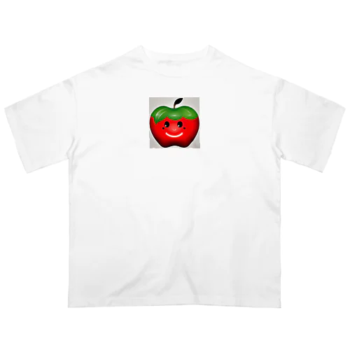 夏バテりんごちゃん オーバーサイズTシャツ