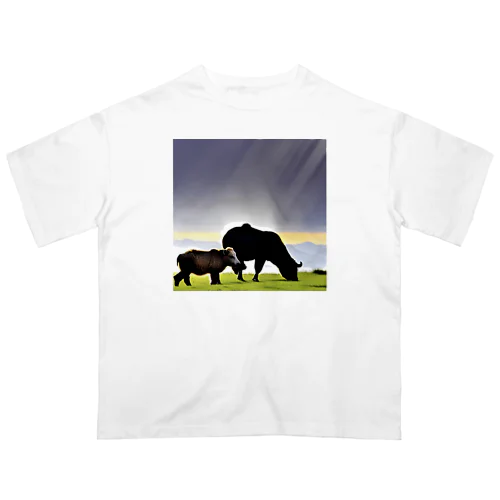 animals of the world オーバーサイズTシャツ