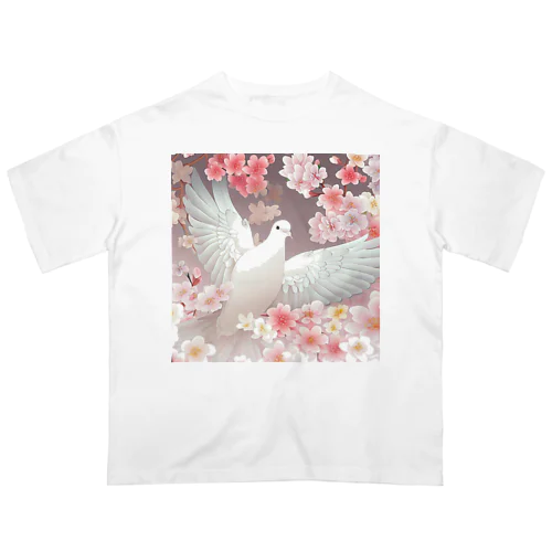 夢幻　鳩　優雅 Oversized T-Shirt