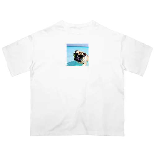 パグ男グッツ Oversized T-Shirt