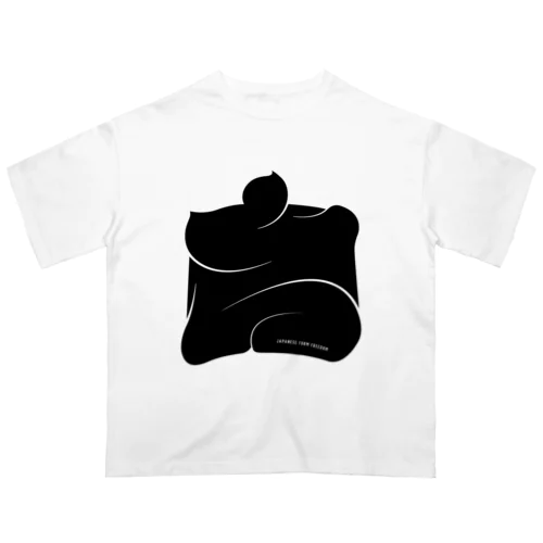 Japanese form freedom [Black] オーバーサイズTシャツ