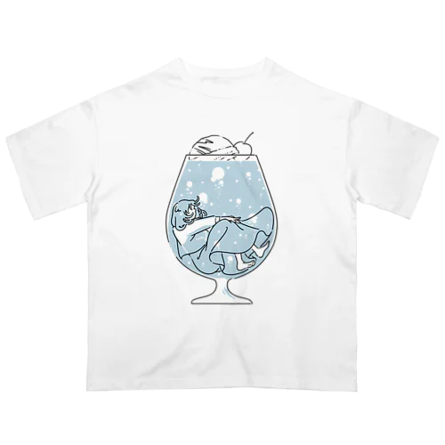 ソーダ水浴 Oversized T-Shirt