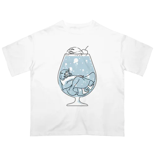 ソーダ水浴 オーバーサイズTシャツ