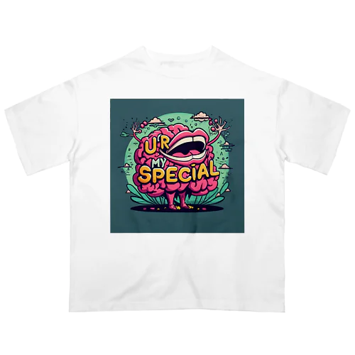  SPECIALZ BRAIN Oversized T-Shirt