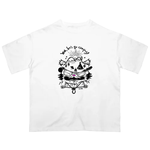 momotora camping! オーバーサイズTシャツ