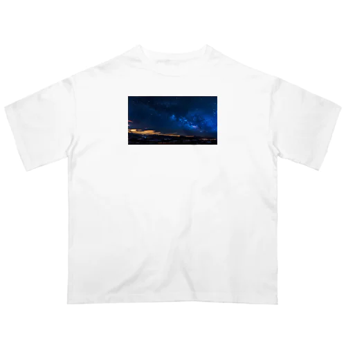 夜空の輝き Oversized T-Shirt