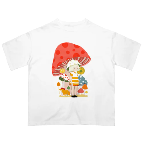 キノコ少女 オーバーサイズTシャツ