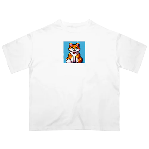 ドット絵ねこくん オーバーサイズTシャツ