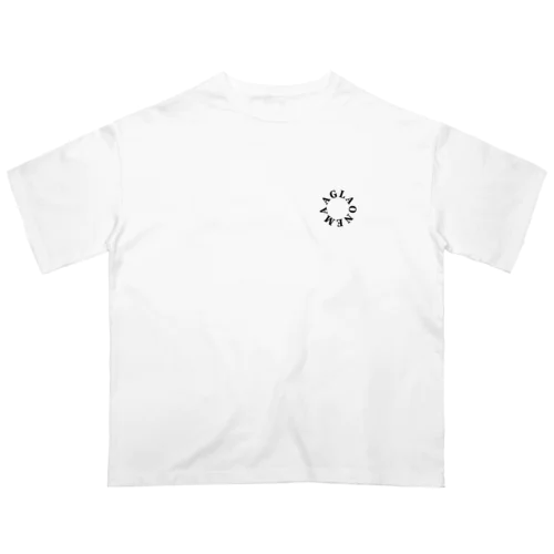 【サークルロゴ】AGLAONEMA（アグラオネマ）BLACK オーバーサイズTシャツ