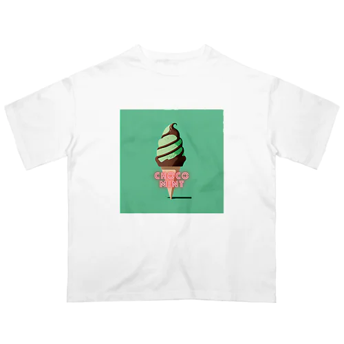 Choco Mint Party Oversized T-Shirt