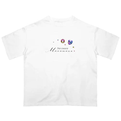 Decoshop Manamana ロゴ オーバーサイズTシャツ