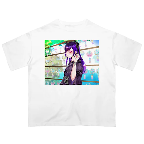 浴衣黒娘！ オーバーサイズTシャツ