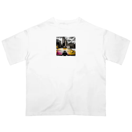 city on the skateboad Oversized T-Shirt