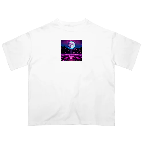 【デジタルムーン】 Oversized T-Shirt