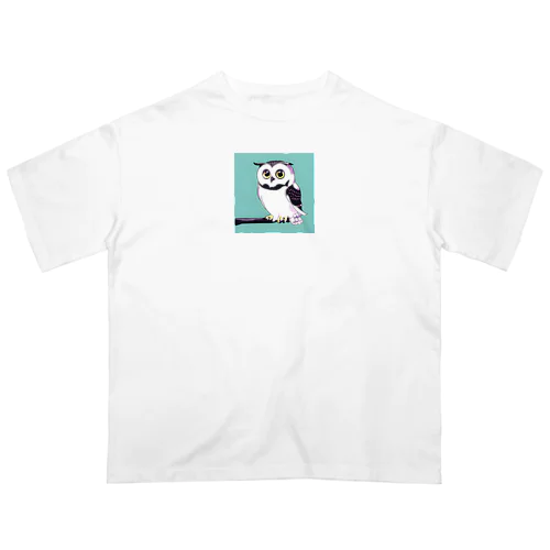 キュートなフクロウ オーバーサイズTシャツ