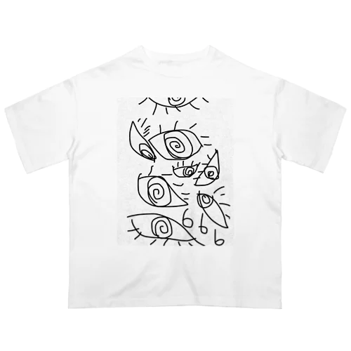 眼球スロット オーバーサイズTシャツ