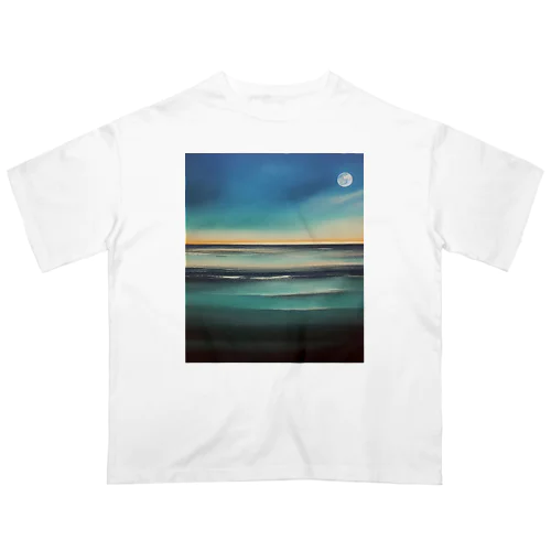 SEA AND MOON Oversized T-Shirt