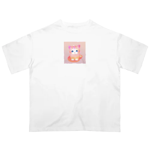 マンチカンちゃん Oversized T-Shirt