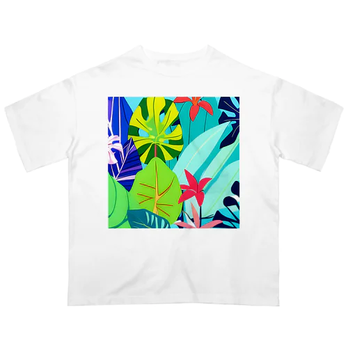 南国の植物 Oversized T-Shirt