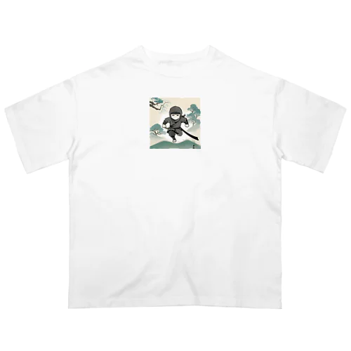忍者のイラストグッズ Oversized T-Shirt