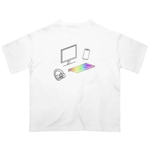 PCゲーム オーバーサイズTシャツ