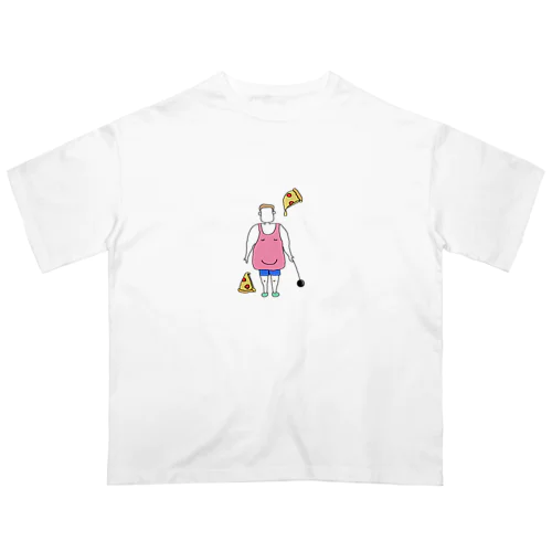 ハンマー投げ選手のフォルム Oversized T-Shirt