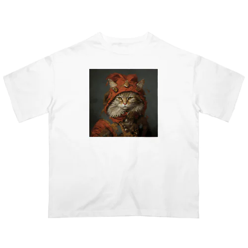 ドット猫 グッズ オーバーサイズTシャツ