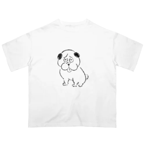 パグのぼん太 オーバーサイズTシャツ