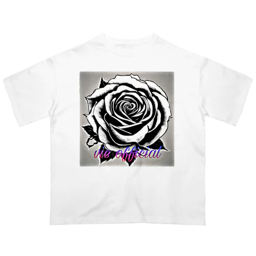 BLACK_rose Oversized T-Shirt