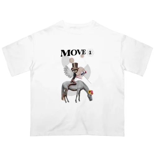 1→MOVE Stylish Lenormand  Oversized T-Shirt