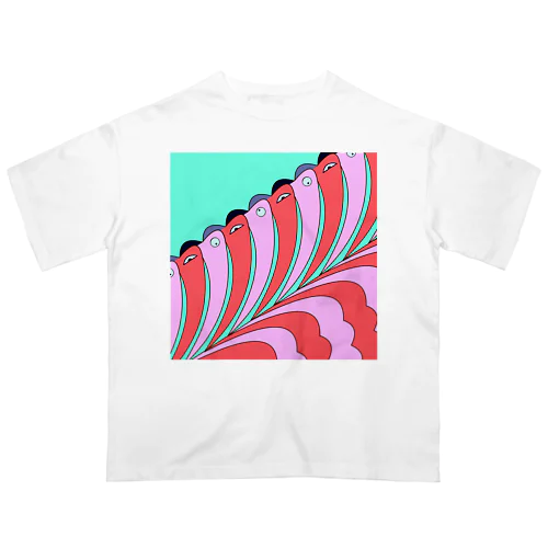 カラフラミンゴ Oversized T-Shirt
