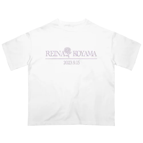 れーなんぼ誕生日記念グッズ【名前&日付ロゴ】 Oversized T-Shirt