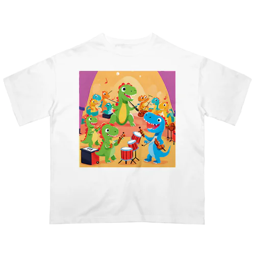 オケザウルス(オーケストラ) オーバーサイズTシャツ