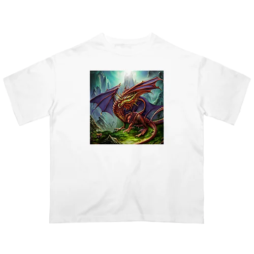 幻想的な龍 オーバーサイズTシャツ