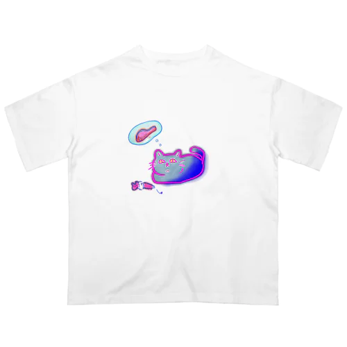 肉より魚派 オーバーサイズTシャツ