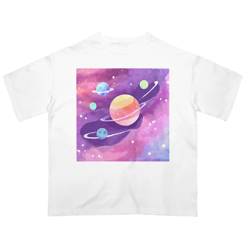 宇宙のパワーを感じて オーバーサイズTシャツ