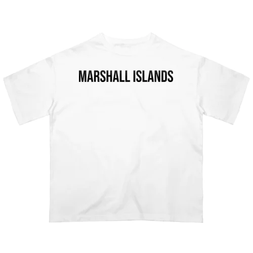 マーシャル諸島 ロゴブラック オーバーサイズTシャツ