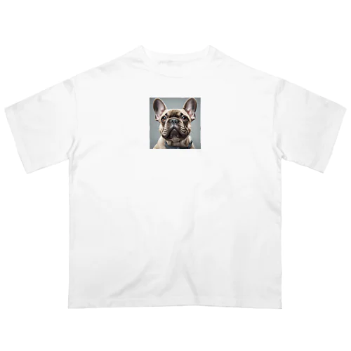 french bulldog Oversized T-Shirt