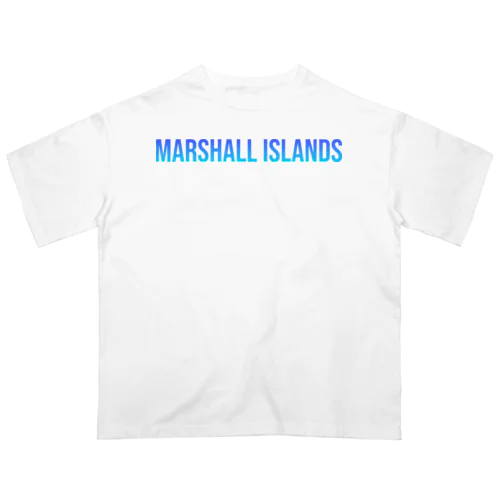 マーシャル諸島 ロゴブルー オーバーサイズTシャツ