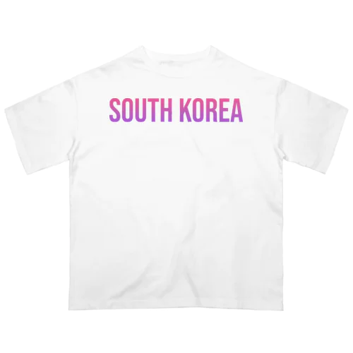 大韓民国 ロゴピンク オーバーサイズTシャツ