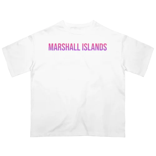 マーシャル諸島 ロゴピンク オーバーサイズTシャツ