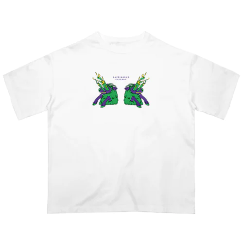 GREEN KAMOSHIKA Oversized T-Shirt