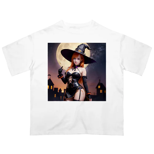 ハロウィン美女 オーバーサイズTシャツ