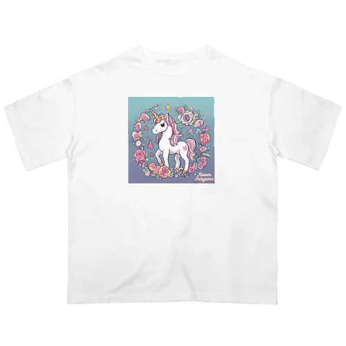 Flower Fairycorn (フラワーフェアリコーン) オーバーサイズTシャツ